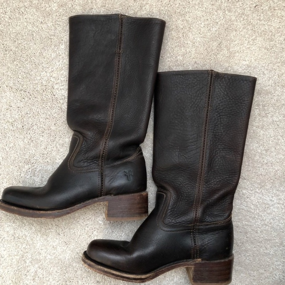 Frye Campus Boots dark brown